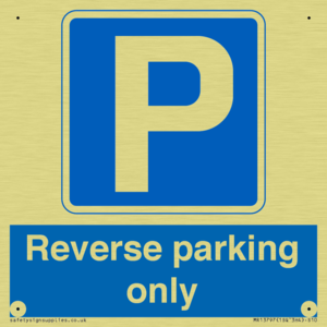 Reverse parking only